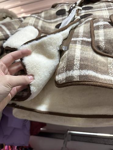 soft shell: Детское теплое пальто-дафлкот с капюшоном - Материал верха: мягкая — 2