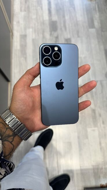 Apple iPhone: IPhone 15 Pro Max, 256 GB, Blue Titanium