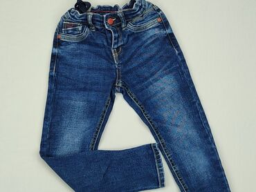 skinny high jeans: Spodnie jeansowe, Mayoral, 4-5 lat, 110, stan - Bardzo dobry