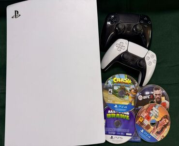 сони плейстейшен 2 бу: PS5 Фат с дисководом 8К, HDR, комплект полный, все необходимые