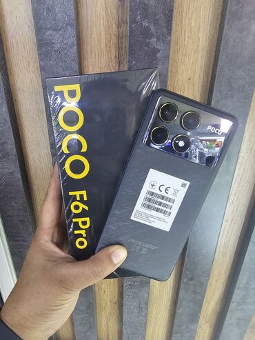 телефон поко икс 3: Poco F6 Pro, Жаңы, 512 ГБ, түсү - Кара, Бөлүп төлөө менен, 2 SIM