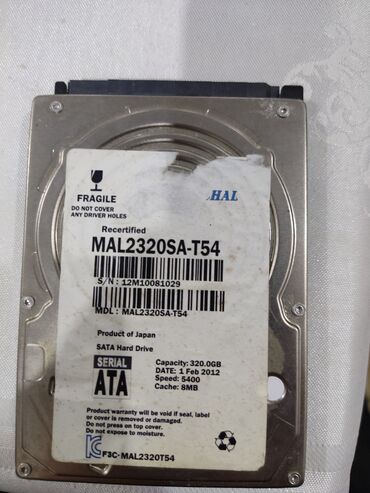 ml 320: Sərt disk (HDD) İşlənmiş