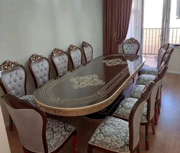 Masa və oturacaq dəstləri: Qonaq otağı üçün, Yeni, Açılmayan, Oval masa -da lalafo.az — 10 Masa və oturacaq dəstləri: Qonaq otağı üçün, Yeni, Açılmayan, Oval masa — 10