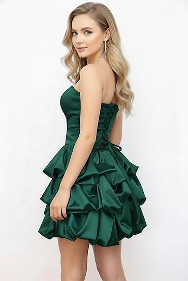 Haljine: 🔥Kratka svečana haljina bez bretela od satena
✅3200 din — 5