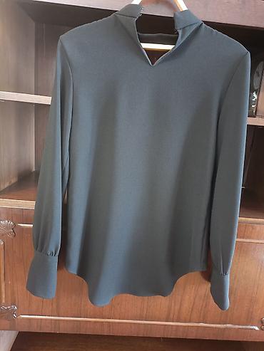 Köynək və bluzalar: Qadın bluzası – qara rəng "Zara" brendi. XS ölçüdə. Yeni kimidir. 2 — 6