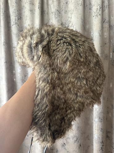 norka: Saxta kürklü qulaqcıqlı papaq (trapper/uşanka stili) - Material — 2