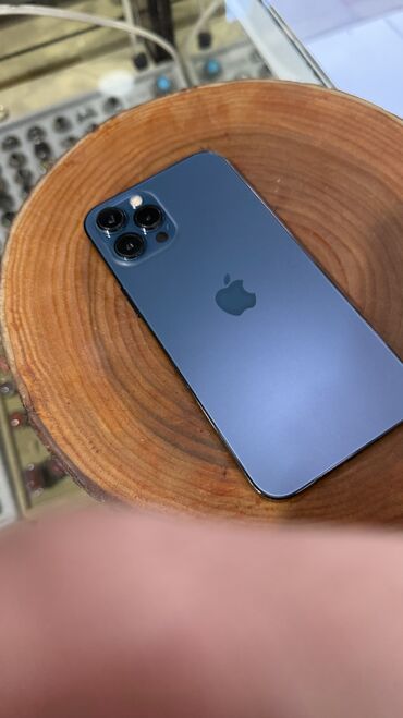Apple iPhone: IPhone 12 Pro Max, 128 GB, Sierra Blue, Face ID