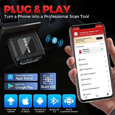 Ostala auto elektronika: Novo- Kingbolen Ediag Link Bluetooth OBD2 iOS & Android — 21