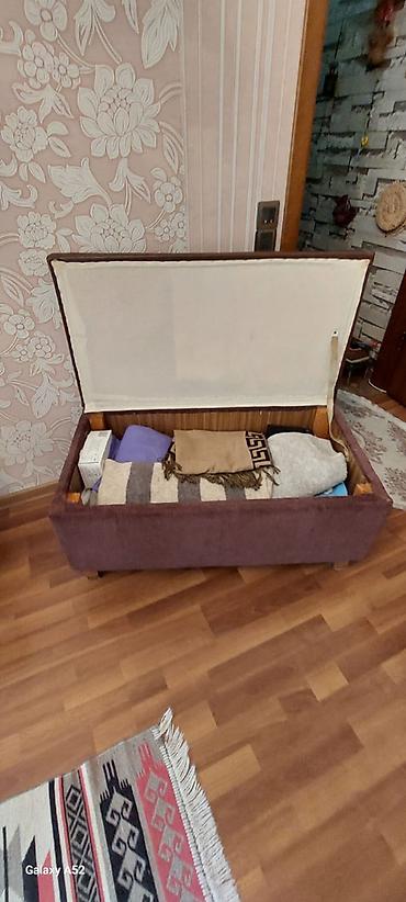 oturacaq örtükləri: Geniş Sandıqlı və Parça Örtüklü Puf. Çox səliqəli, baxımlı və möhkəm — 6