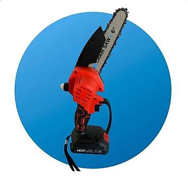 Setovi akumulatorskog alata: Akumulatorska mini lančana testera + električne makaze za grane (set) — 4