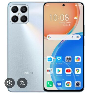 iphone 12 цена в баку: Honor X8, 128 ГБ, цвет - Синий, Сенсорный