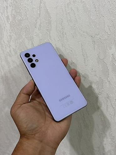 Samsung Galaxy A32, Б/у, 128 ГБ, цвет - Фиолетовый, 2 SIM at lalafo.kg Samsung Galaxy A32, Б/у, 128 ГБ, цвет - Фиолетовый, 2 SIM