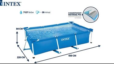 nerd taxta qiymeti: İşlənmiş Karkas Hovuz Intex, 4.1 - 5 m, 501 - 1000 l