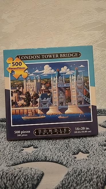 Oyuncaqlar: Dowdle Puzzles – “London Tower Bridge” 500 ədəd yeni full — 1