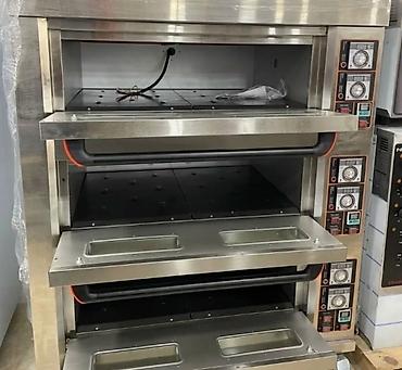 Professional sobalar: Elektrik soba, Çörək, Şirniyyat üçün, 3 mərtəbəli, Yeni — 3