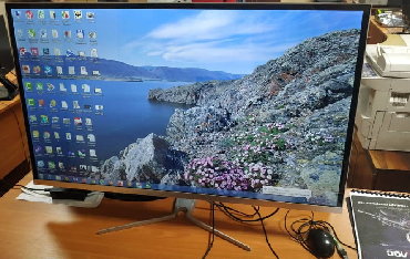 мониторы 3840x2160 в Кыргызстан: 40 дюймов, тонкие, стильные, в количестве. 2 модели на фото.Мониторы
