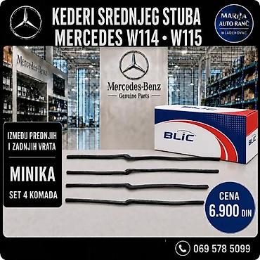 Delovi motora: KEDER SOFERSAJBNE STUBOVA VRATA MERCEDES W114 W115 MINIKA | Keder — 3