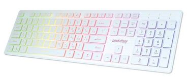 Другие аксессуары для компьютеров и ноутбуков: Клавиатура SmartBuy SBK-305U-W в привлекательном белом корпусе из