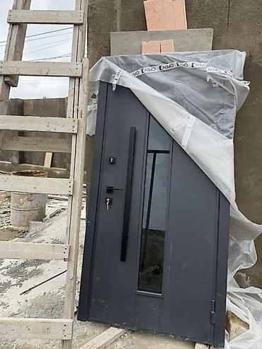 Məhsul: Giriş qapısı - Material: Metal (polad konstruksiya) - Rəng