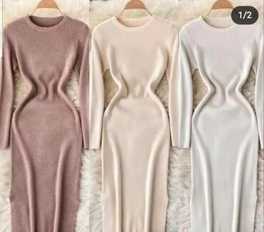 haljine zara rs: 2XL (EU 44), color - Beige, Cocktail, Long sleeves