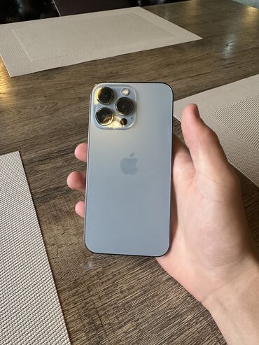 макбук про 2020: IPhone 13 Pro, Колдонулган, 128 ГБ, Pacific Blue, Каптама, 83 %