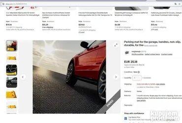 Ostali proizvodi za kuću: *** AKCIJA *** #2269 Parking STOPER za garažu sa Odbojnicima; Model — 3