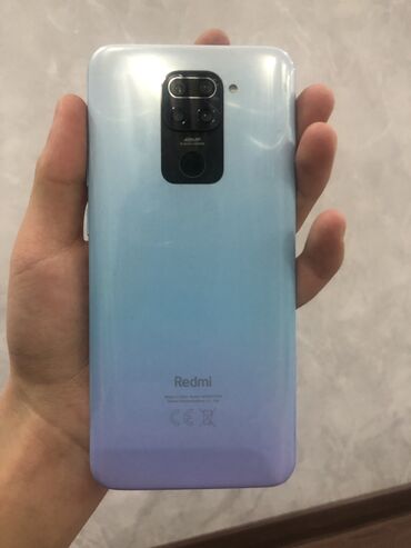 Redmi: Redmi, Redmi Note 9, Б/у, 64 ГБ, цвет - Голубой, 2 SIM