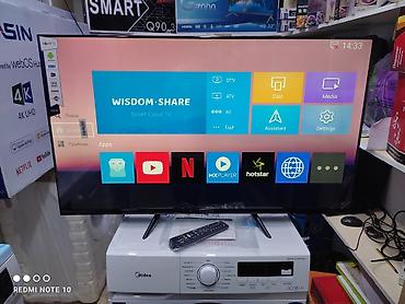 Телевизоры: Новогодняя акция Телевизор samsung 45 smart android 110 см — 23