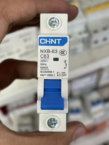 автомат срочно: Автоматический выключатель CHINT NXB-63 C63. Однополюсный модульный — 1
