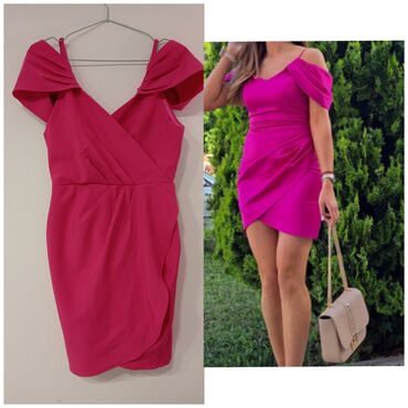 vero moda haljine: A-Dress M (EU 38), color - Pink, Cocktail, With the straps at lalafo.rs vero moda haljine: A-Dress M (EU 38), color - Pink, Cocktail, With the straps