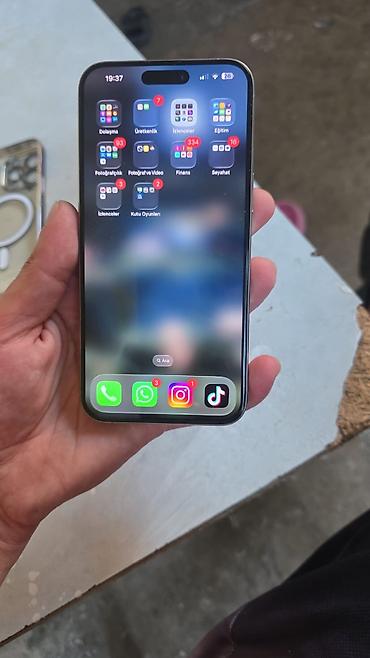 IPhone 15 Pro, White Titanium, Face ID