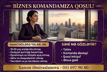 vakansiyalar quba: Biznes komandamıza qoşul! Vakansiya təsviri: - Komanda əsaslı — 1