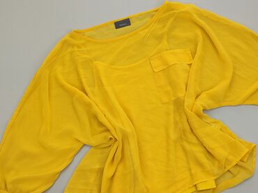 Bluzki: Bluza M (EU 38), stan - Dobry, wzór - Jednolity kolor, kolor - Żółty
