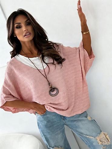 Bluze: 03. L. Bluza + ogrlica 2.600 dinara — 1