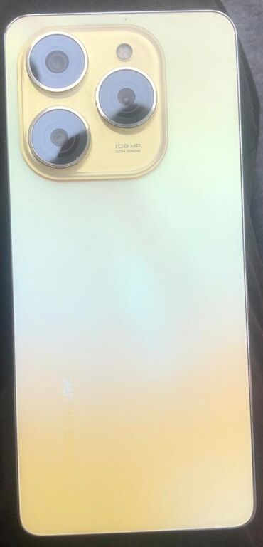 телефон fly nimbus 1: Tecno Spark 20 Pro, 256 ГБ, цвет - Золотой, Отпечаток пальца, Две SIM карты, Face ID
