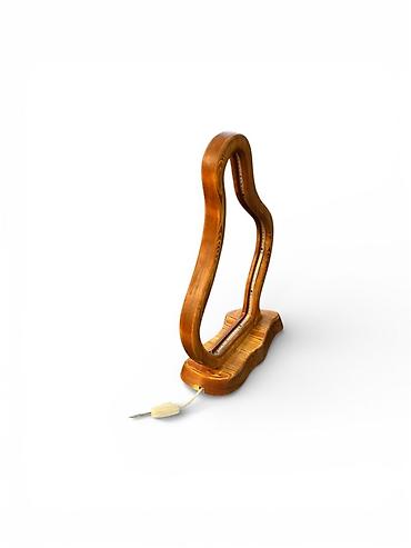 salon işığı: Ağacdan dekorativ LED masa lampası - Material: təbii ağac (müxtəlif — 2
