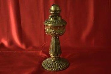 ugaona garnitura u p: STARA MESINGANA LAMPA AGAD | Stara mesingana lampa nemačke firme — 9