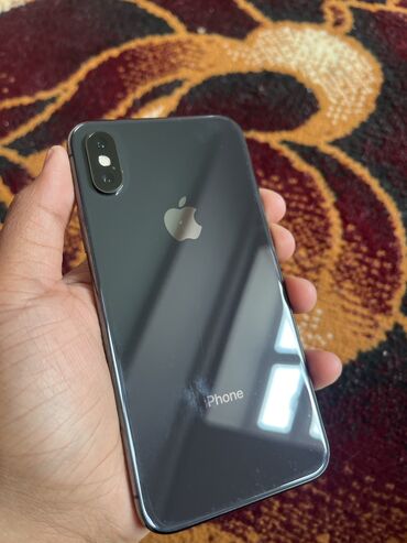 низкие цены на айфон: IPhone Xs, Б/у, 64 ГБ, Черный, Защитное стекло, Чехол, 78 %