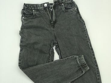 jeansy wysoki stan dziury: Jeans, 12 years, 146/152, condition - Good