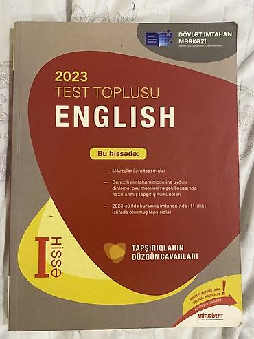 sinif jurnali: İngilis dili Testlər 11-ci sinif, DİM, 1-ci hissə, 2023 il — 1
