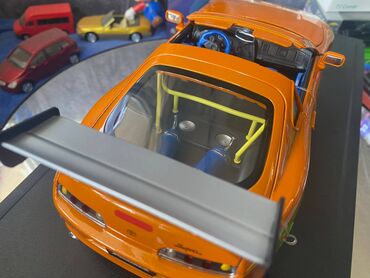 Avtomobil modelləri: Коллекционная модель Toyota Supra A80 Orange 1995 Jada Toys Art — 18