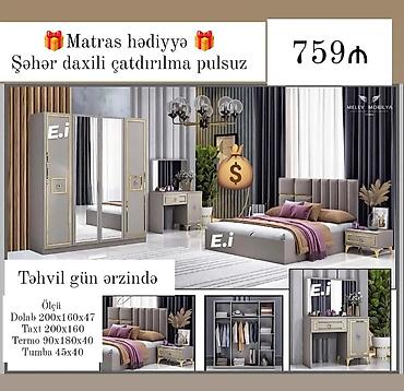 Yataq desti rəng seçimi var