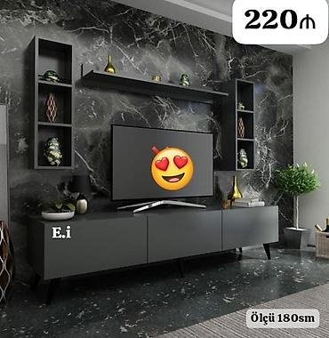 stend: Yeni, Düz TV altlığı, Polkalı — 1