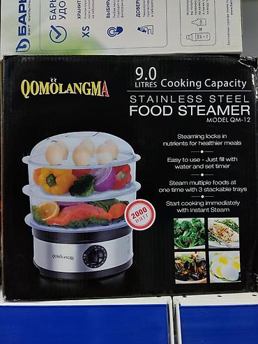 Пароварка QOMOLANGMA QM-12 - Объем: 9,0 л - Материал корпуса