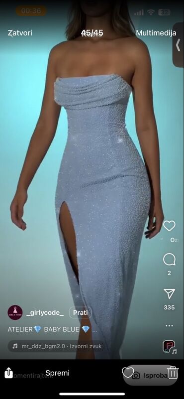 haljine za balerine: M (EU 38), Evening, Without sleeves