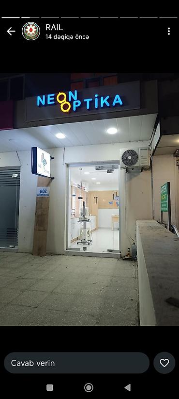 Готовый бизнес: Dəyərinin yarı qiymətinə optika üçün vitirin satılır — 3