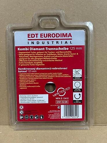motor: EDT EURODIMA INDUSTRIAL – kombinovani dijamantski rezni disk 125 mm - — 5