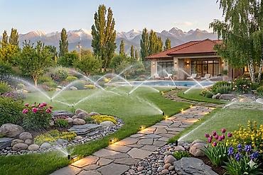 Другие системы полива: 🔥 ГАЗОН ПОД КЛЮЧ В БИШКЕКЕ 🌱 Хочешь ровный, густой газон без — 1