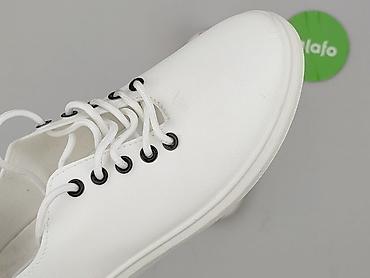 trampki materialowe biale: Sneakersy damskie, rozmiar 38 — 6