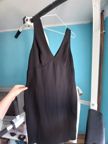 haljina duzina c: Wallis XL (EU 42), bоја - Crna, Koktel, klub, Na bretele